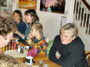 1st November 2008. World Vegan Day Meal, Terrace Arts Café, Seaton. Sixteen EFFA members enjoyed a trip to Seaton on World Vegan Day.
