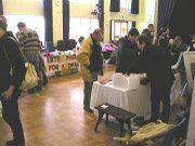 3rd March 2007. EFFA volunteers did us proud on Saturday by baking a fantastic selection of yummy vegan cakes for our Coffee and Cake Fundraiser in Kalendar Hall in Exeter.