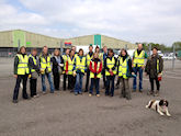 Matford Car Boot Sale, May 2012. The heroic team (not forgetting Sophie)!