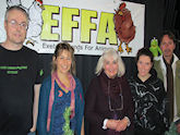 EFFA stall helpers, Christmas Without Cruelty Festival, December 2013