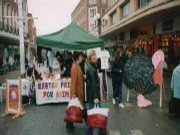 VIVA Christmas Without Cruelty Stall, Exeter.