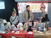 EFFA stall at the South West Christmas Without Cruelty Festival, Exeter, November 2013