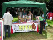 14th July 2007. Green Fair, Exeter. Once again, EFFA had an information stall at Exeter's annual Green Fair.