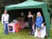 2nd September 2006. Exeter Green Fair, Exeter. Despite the wind and rain our stall at the Green Fair made over £100 in Viva! and Animal Aid sales.