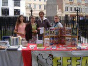 4th September 2010. Exeter Green Fair, Exeter. A host of good causes on Cathedral Green, with animal issues well represented by ourselves, CIWF and LACS.