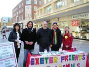 3rd February 2007. Jill Phipps' Memorial Day of Action Against Live Exports, Exeter.