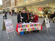 3rd February 2007. Jill Phipps' Memorial Day of Action Against Live Exports, Exeter.