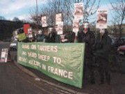 Livestock Market Demo, Exeter.