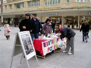 17th February 2007. Animal Aid's Day of Action for Primates, Exeter. Once again we received a positive public response to our Animal Aid Day of Action for Primates stall.